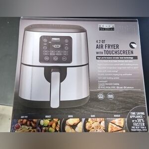 Bella Pro4.2 Quart  Silver Air Fryer with Touchscreen